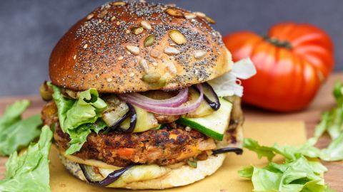 hamburguesa de lentejas