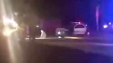 Captura de video del inicidente de Nicolás Chávez en abril.