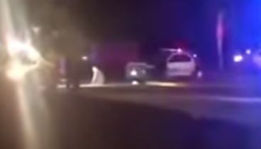 Captura de video del inicidente de Nicolás Chávez en abril.