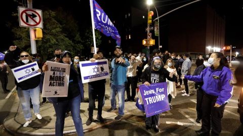 Protestas anoche en Brooklyn