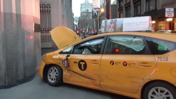 Choque de taxi en Park Av, Manhattan