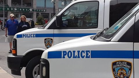 NYPD en Union Square.