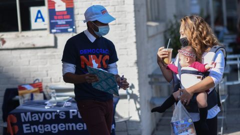 Entre el 24 de octubre y el 1 de noviembre neoyorquinos podrán ejercer el voto anticipado