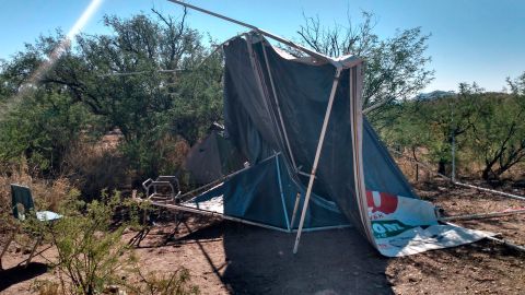 El grupo humanitario denuncia destrozos en sus instalaciones.