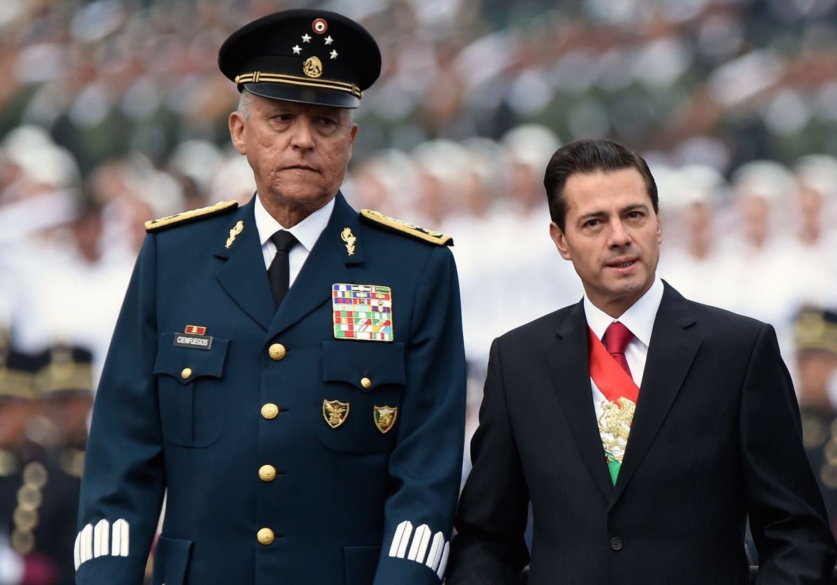 El general Salvador Cienfuegos fue secretario de la Defensa en el gobierno de Enrique Peña Nieto.