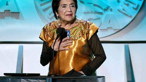 La activista de los derechos civiles, Dolores Huerta.