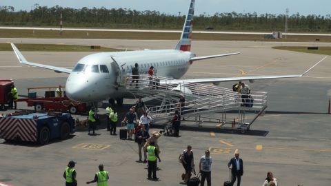 Avión de American Eagle se despista en Gran Bahama