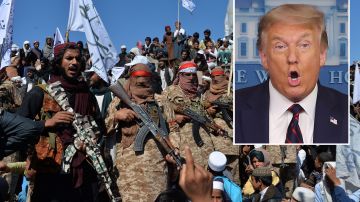 El presidente Trump recibe respaldo de los talibanes.