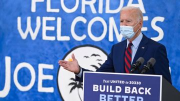 Biden está de campaña en Florida.