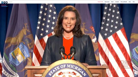 Gretchen Whitmer, gobernadora de Michigan.