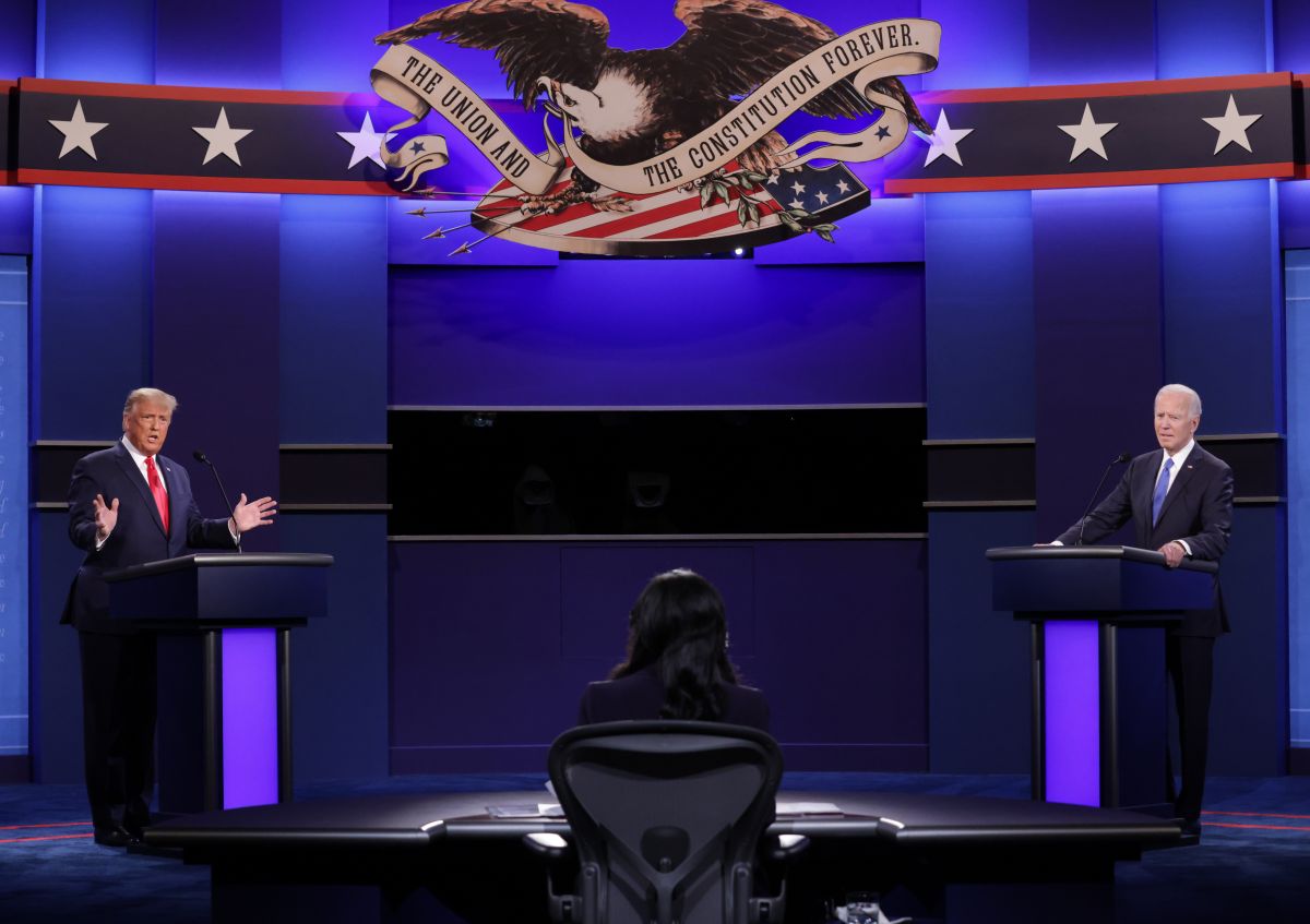 Trump vs Biden un debate presidencial más ordenado permitió seguir las