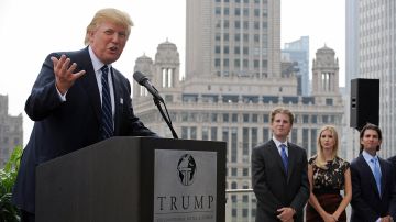 En 2008, la familia Trump se sentía orgullosa de su edificio en Chicago.