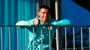 Cristiano Ronaldo continuará con su aislamiento en Turín.