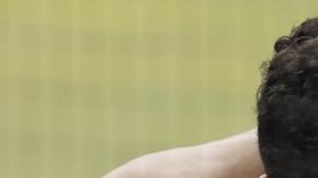 Austin Meadows (der.) celebra tras batear un jonrón para los Rays.