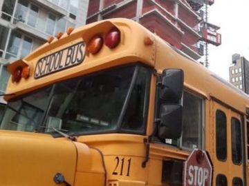 Bus escolar en NYC.