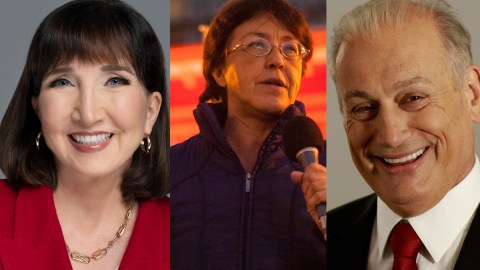 Jo Jorgensen, Gloria La Riva y Rocky De La Fuente.