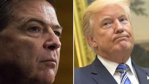 James Comey fue despedido del FBI por el presidente Trump.