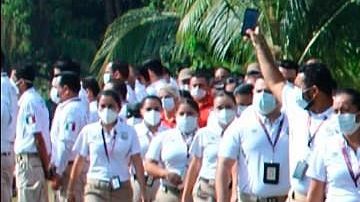 México reforzó este viernes su frontera sur con cientos de agentes.