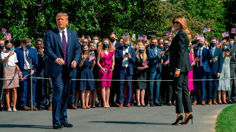 Coronavirus Trump Melania