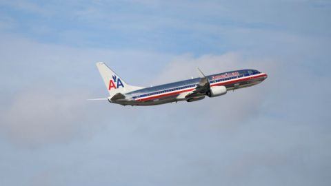 Un avión de American Airlines.
