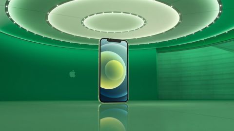 Un momento de la presentación del iPhone 12.