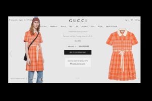 FOTO: El vestido anaranjado para hombres que Gucci vende en $2,600 dólares