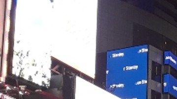 Desolación en Times Sq, sin turismo ni teatros.