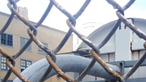 Escuela vacía en el UWS de Nueva York.