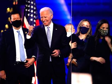 La mujer aseguró que el triunfo de Biden le hará recuperar la salud.