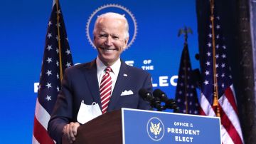 El presidente electo, Joe Biden habló el lunes de sus planes económico/. Joe Raedle/Getty Images