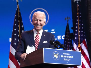 El presidente electo, Joe Biden habló el lunes de sus planes económico/. Joe Raedle/Getty Images