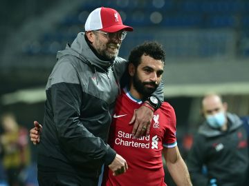 Jurgen Klopp Mohamed Salah