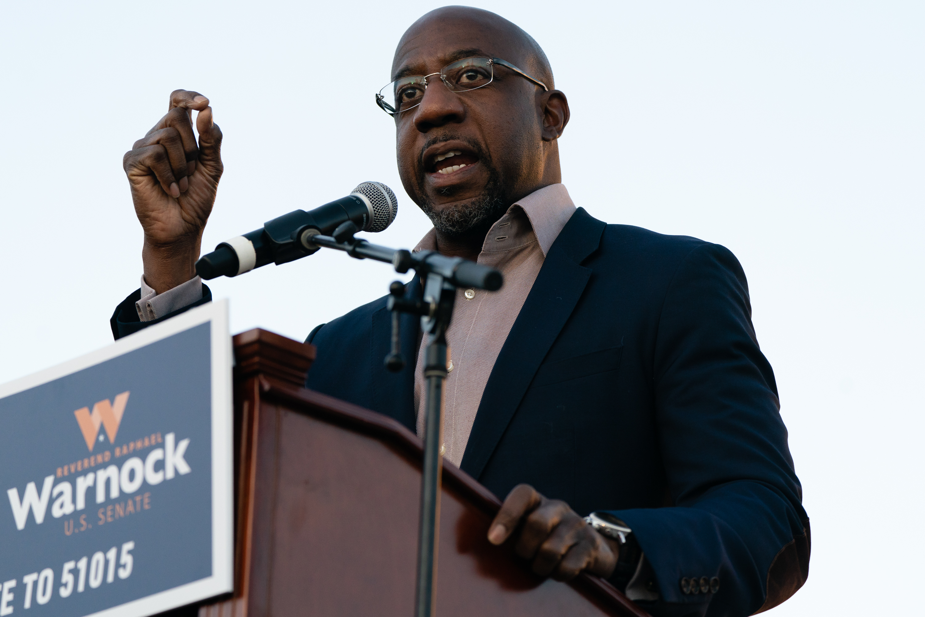 Raphael Warnock, aspirante al Senado.