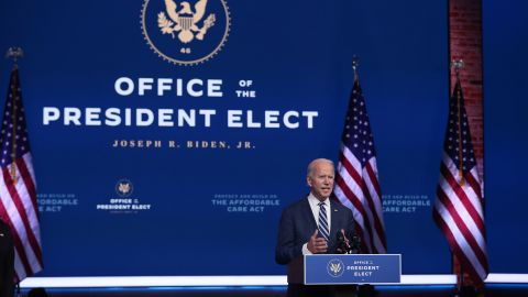 Biden en su rueda de prensa del martes.