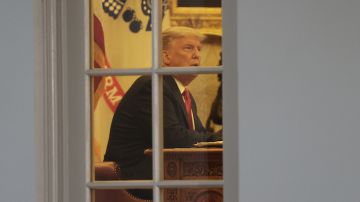 Donald Trump en la Casa Blanca.