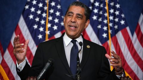 WASHINGTON, DC - OCTOBER 25:  Rep. Adriano Espaillat (R-NY) speaks during a news conference with fellow Democrats, 'Dreamers' and university presidents and chancellors to call for passage of the Dream Act at the U.S. Capitol October 25, 2017 in Washington, DC. President Donald Trump said he will end the Deferred Action for Childhood Arrivals program (DACA) and has asked Congress to find a solution for the status of the beneficiaries of the program, called 'Dreamers.'  (Photo by Chip Somodevilla/Getty Images)