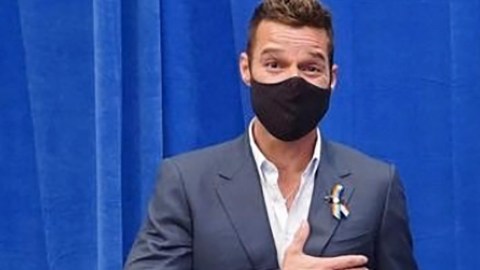 Ricky Martin con Joe Biden