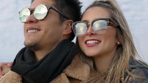 Chyno y su esposa Natasha Araoz