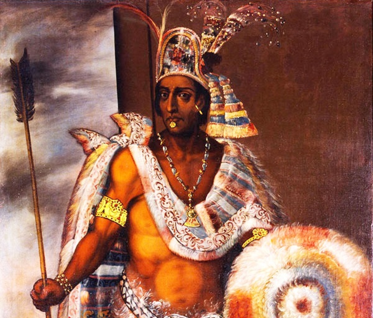 Retrato de Moctezuma II (1466-1520) atribuido a Antonio Rodríguez (1636-1691).