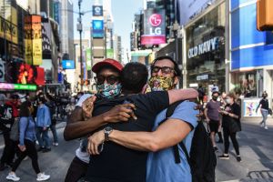 Nueva York baila en las calles por el triunfo de Biden