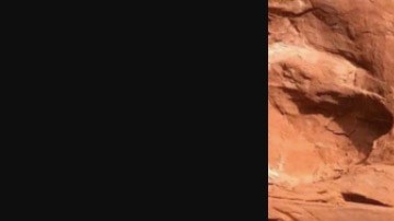 El monolito hallado en Utah.