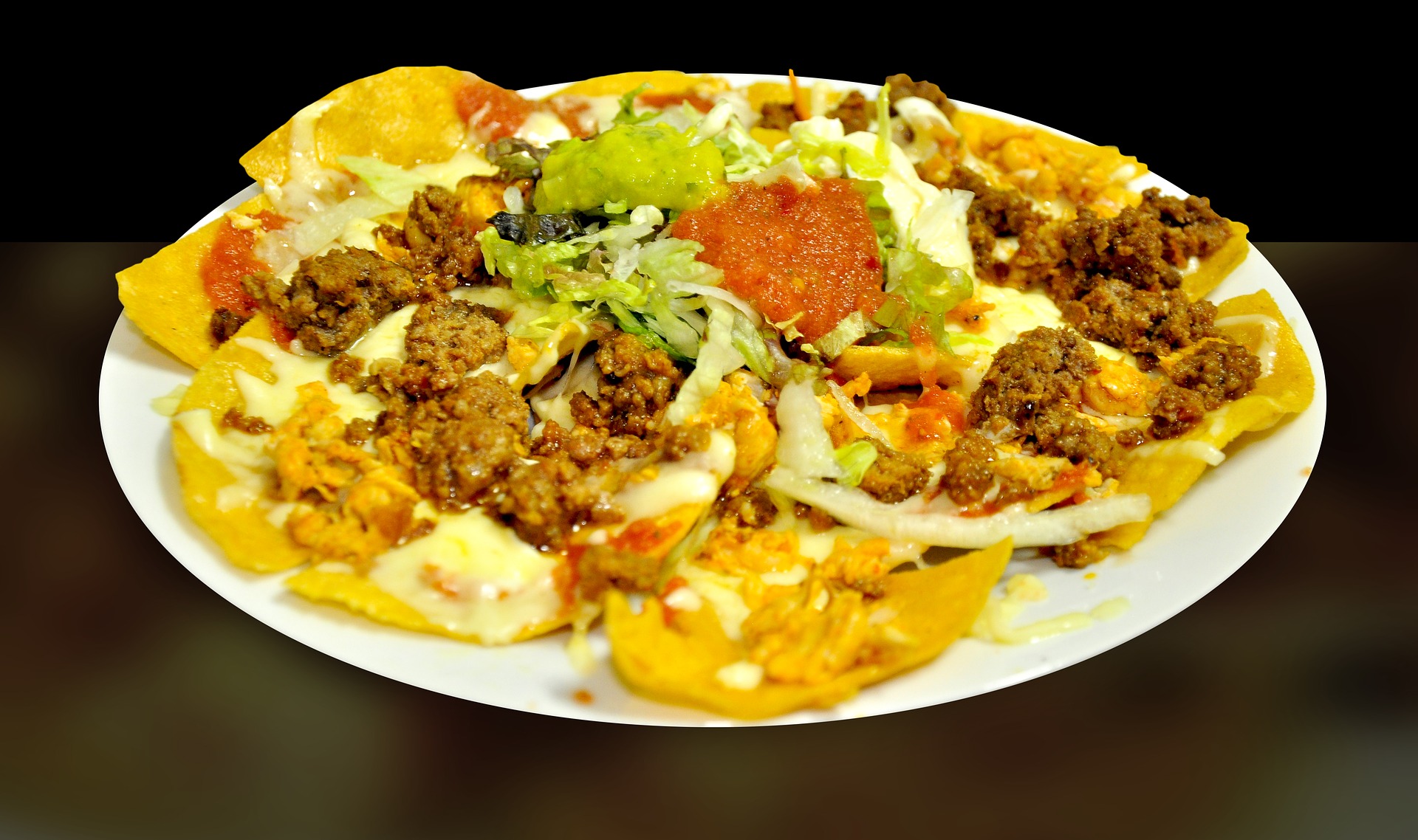 Nachos con carne molida