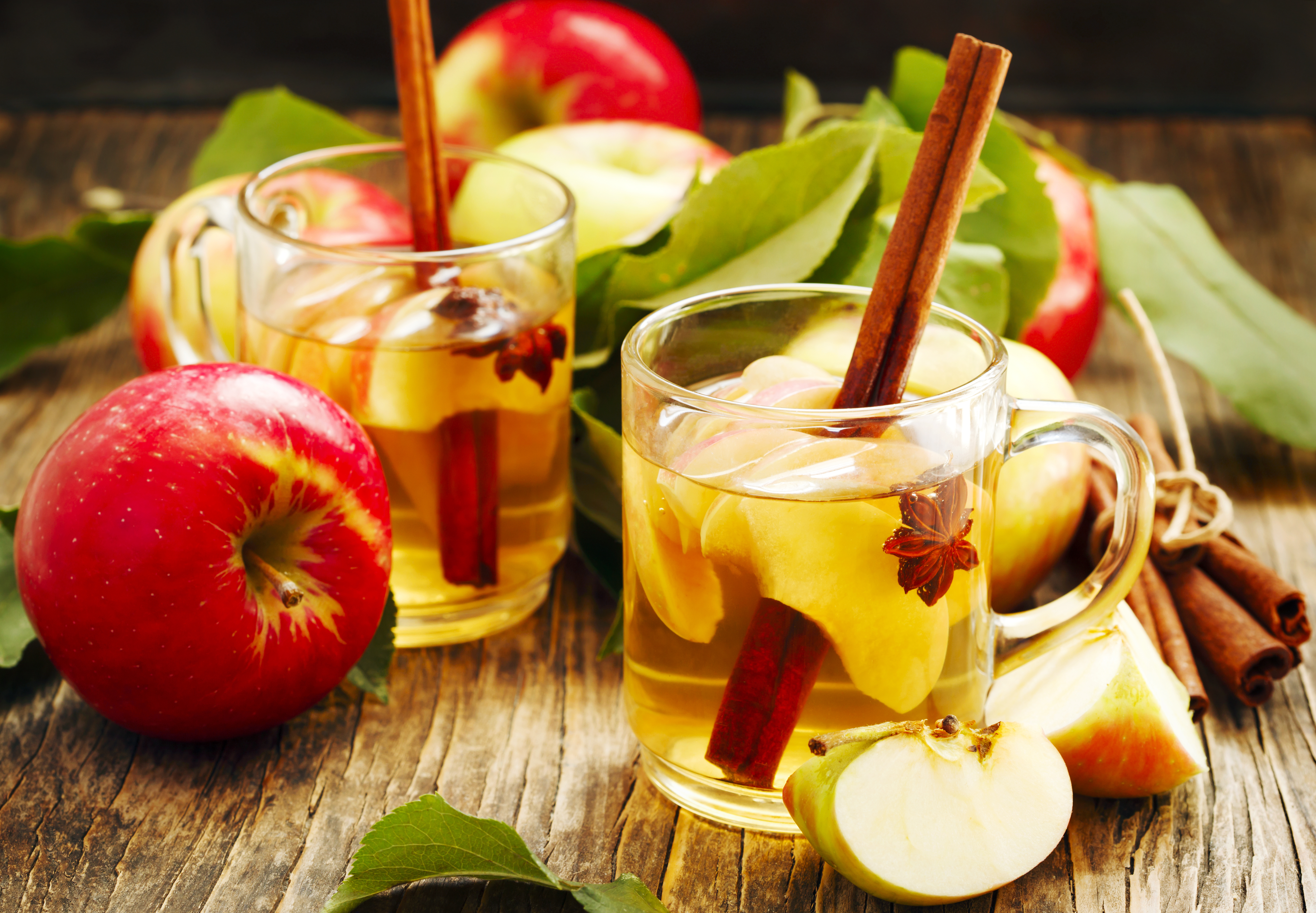 Manzana con canela