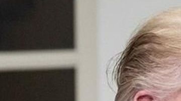 Trump y el fiscal general Barr, octubre 2019