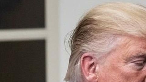 Trump y el fiscal general Barr, octubre 2019