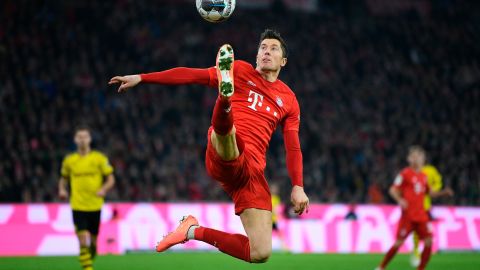 Robert Lewandowski ganó la Bundesliga, la Copa de Alemania y la Champions League este año.