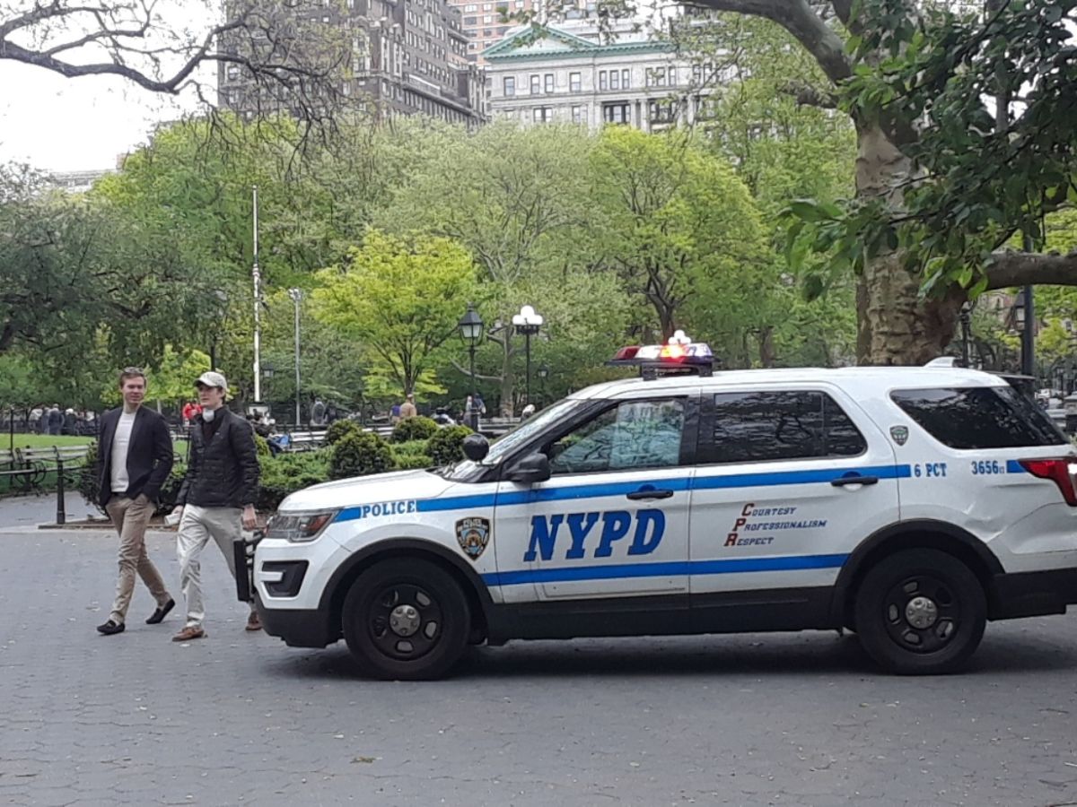 NYPD en Washington Square Park