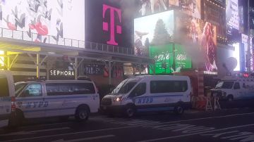 NYPD en Times Square/Archivo.