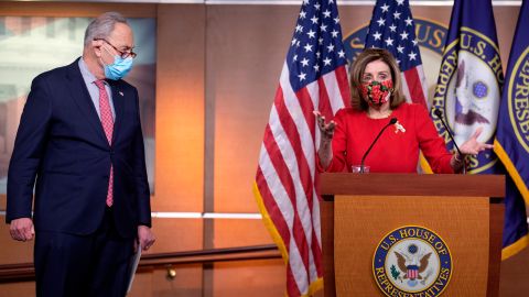 Pelosi y Schumer en el Congreso de EEUU