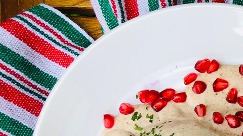 El chile en nogada es uno de los platillos representativos de la cocina mexicana.